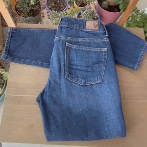 American Eagle Outfitters Straight Leg Boy Jeans Women size 00
